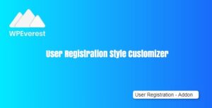 User Registration Style Customizer