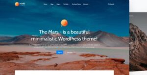 Mars - multipurpose creative studio and agency template