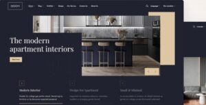 Moon - stylish theme for architecture and interior websites