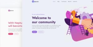 Neptune - powerful theme for applications and SAAS websites