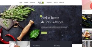 Rhea - restaurants and reservations corporate theme