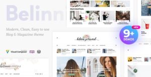 Belinni - Multi-Concept Blog / Magazine WordPress Theme