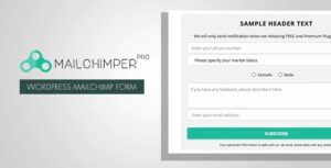 MailChimper PRO - WordPress MailChimp Signup Form