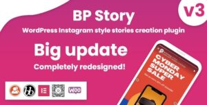 Instagram style stories for WordPress BP Story