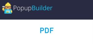 Popup Builder PDF