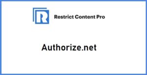 Restrict Content Pro Authorize.net