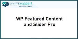 WP Featured Content and Slider Pro - Essential Plugin