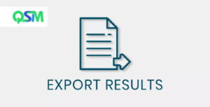 QSM Export Results