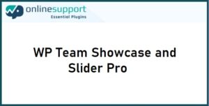 WP Team Showcase and Slider Pro - Essential Plugin