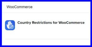 Country Restrictions for WooCommerce