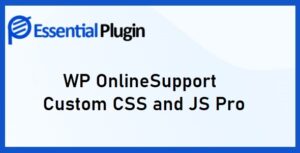 WP OnlineSupport Custom CSS and JS Pro