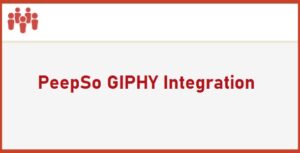 PeepSo GIPHY Integration