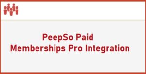 PeepSo Paid Memberships Pro Integration