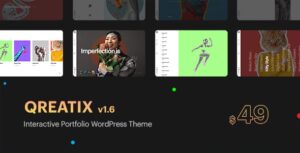 Qreatix - Interactive Portfolio WordPress Theme