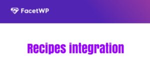 FacetWP Recipes integration