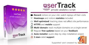 userTrack - Private Analytics with Mouse Heatmaps and Full Visitor Recording