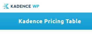 Kadence Pricing Table