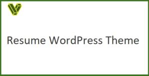 Resume - WordPress Theme