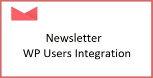 Newsletter WP Users Integration