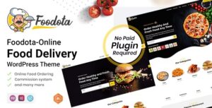 Foodota - Online Food Delivery WordPress Theme