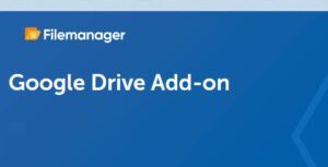 File Manager Google Drive Addon (Premium)