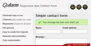 Quform Responsive Ajax Contact Form