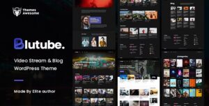 Blutube - Video Stream & Blog WordPress Theme