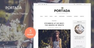 Portada - Elegant Blog Blogging Wordpress Theme