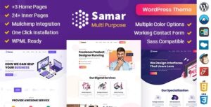 Samar - Creative Agency WordPress Theme