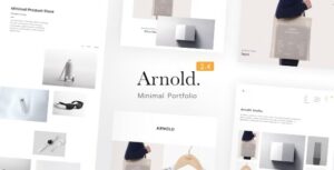 Arnold - Minimal Portfolio WordPress Theme