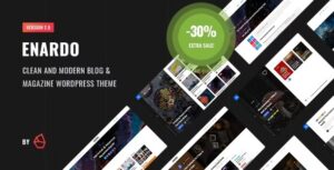 Enardo - Blog & Magazine WordPress Theme