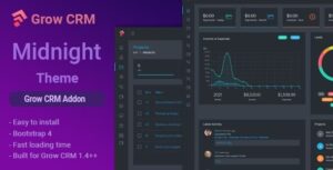 Midnight - Grow CRM Dark Theme Addon