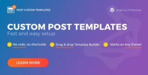 Post Custom Templates Pro