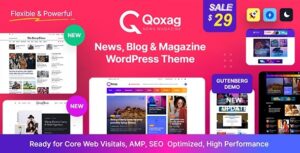 Qoxag - WordPress News Magazine Theme