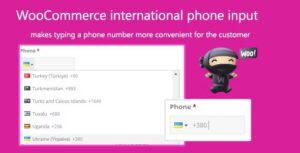 WooCommerce International Phone Input