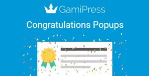 GamiPress Congratulations Popups