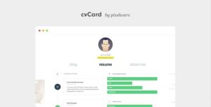 cvCard WP - Responsive WordPress Resume Theme