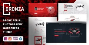 Dronza - Drone Aerial Photography WordPress Theme