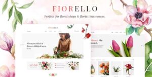 Fiorello - Florist and Flower Shop Theme