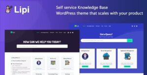 Lipi - Self Service Knowledge Base and Creative WordPress Theme