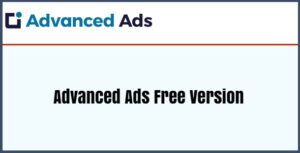 Advanced Ads Free Version