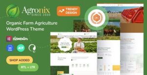 Agronix - Organic Farm Agriculture WordPress Theme