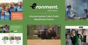 Eronment - Environmental WordPress theme