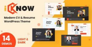 iKnow - Personal Portfolio WordPress Theme