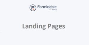 Formidable Forms Landing Pages