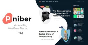 Pniber - Modern Blog WordPress Theme