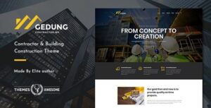 Gedung - Contractor & Building Construction Theme