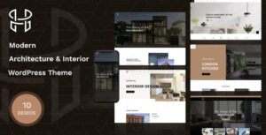 - Modern Architecture & Interior Design WordPress Theme