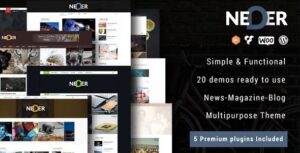 Neder - WordPress News Magazine and Blog Theme