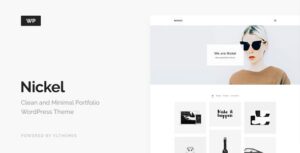 Nickel - Minimalist Portfolio WordPress Theme